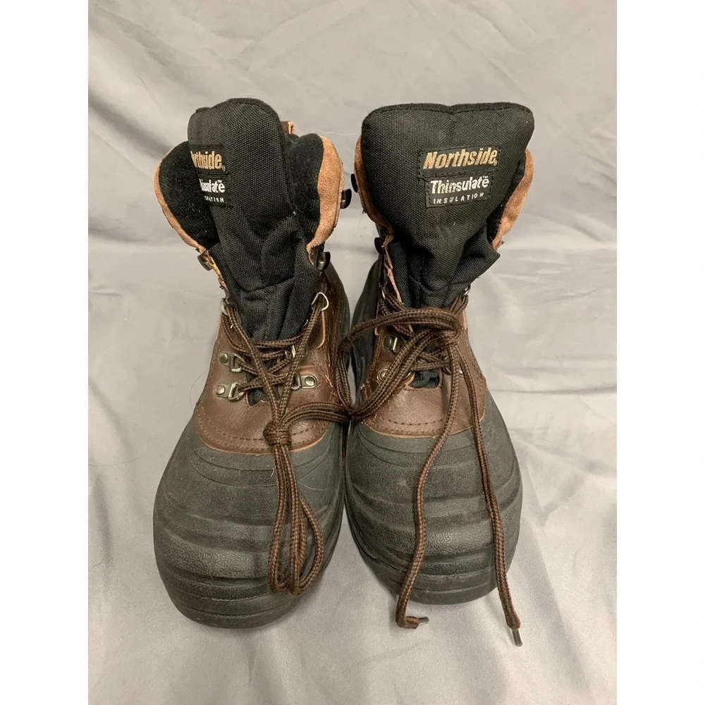 Northside‎ Boots Men Size 10 Brown Leather Insulated Waterproof Hiking Work